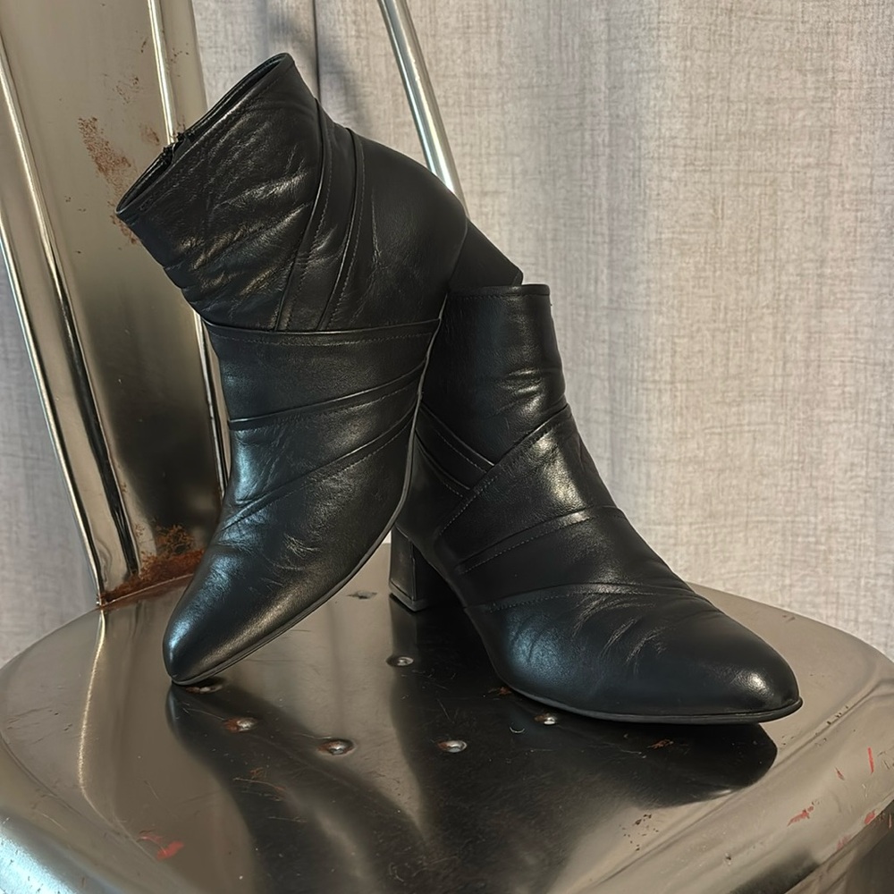 Beautifeel Black Leather Boot